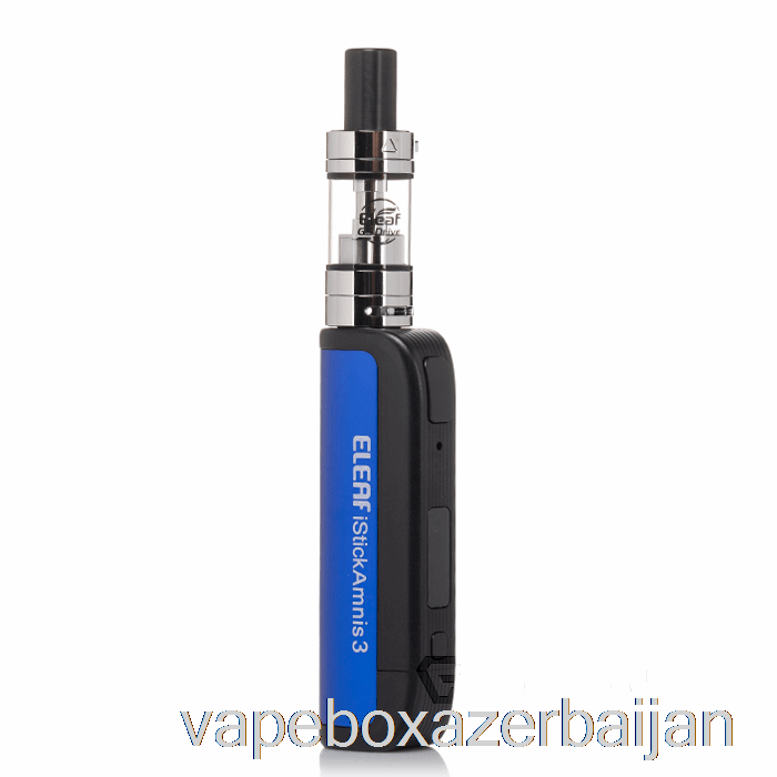 Vape Azerbaijan Eleaf iStick Amnis III 3 20W Starter Kit Blue